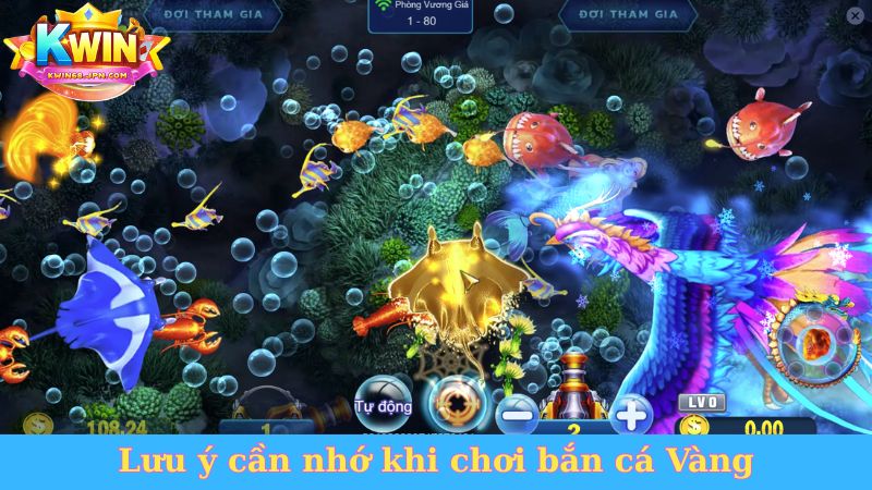 Lưu ý cần nhớ khi chơi bắn cá Vàng